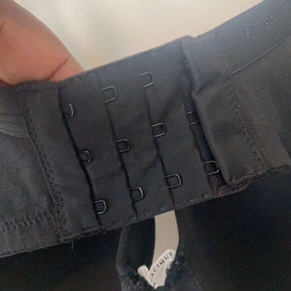 Cacique Black padded Bra 36DDD - Picture 3 of 6